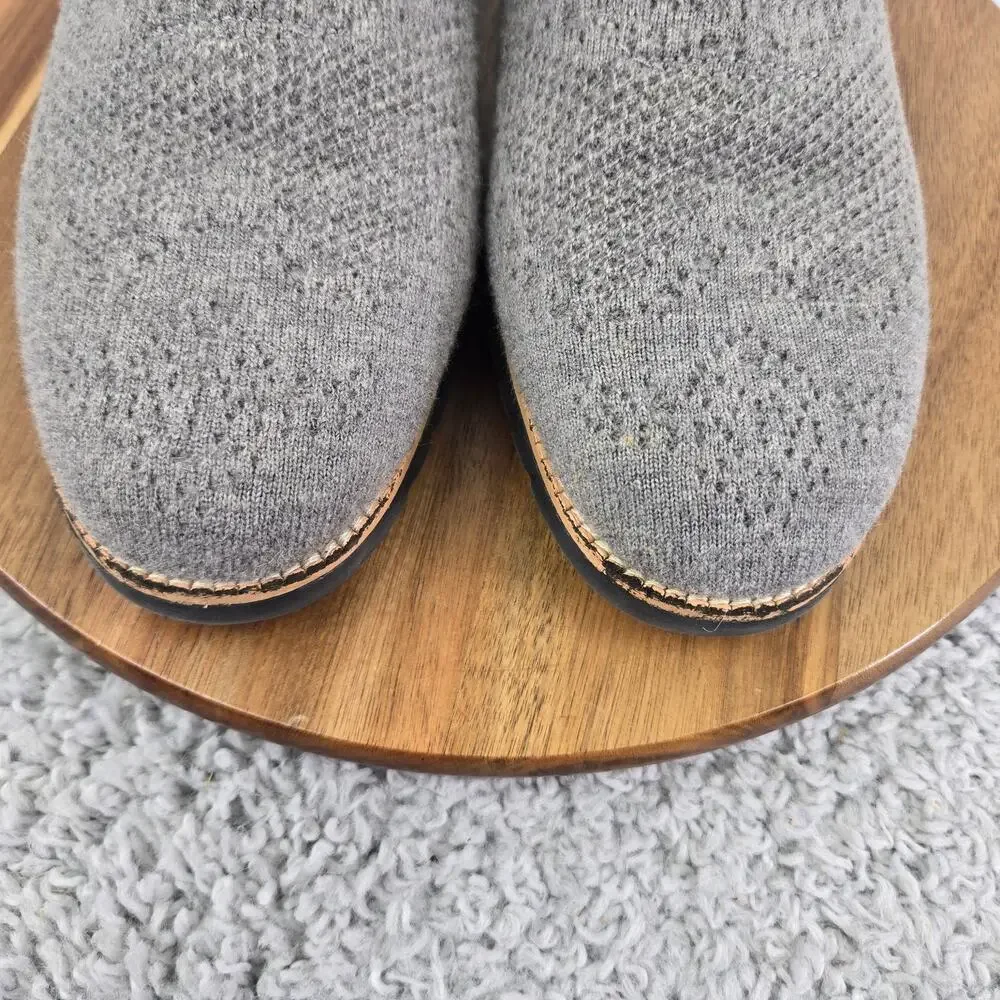 Cole Haan Mens 11M ZeroGrand Stitchlite Wool Knit Gray Casual Daily Oxford Shoe